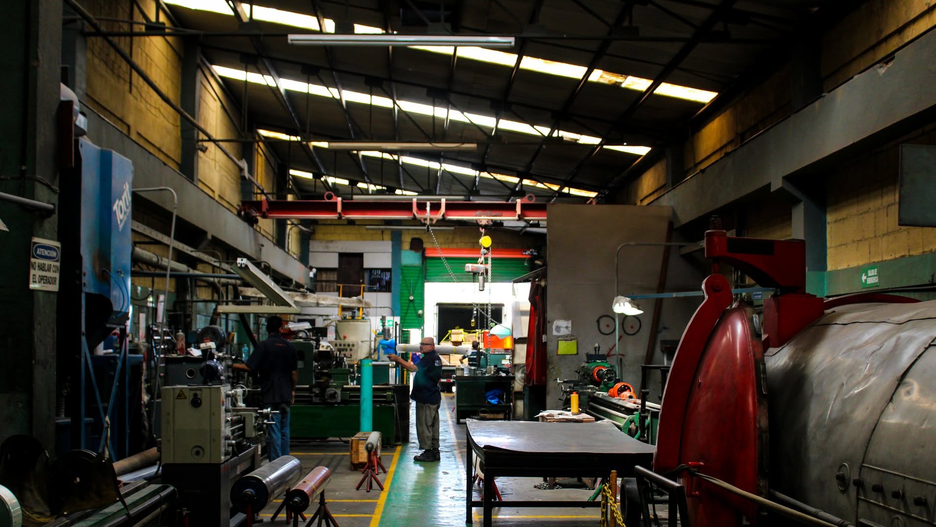 Planta de fabricación de rodillos